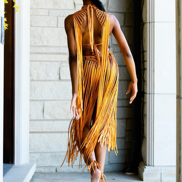 Handmade Macramé Rope Dress Festival - Picture 5 of 9